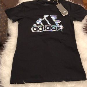 Adidas holographic tee